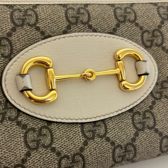 Gucci GG Supreme Monogram Horsebit 1955 Zip Around Wallet - Picture 4 of 9